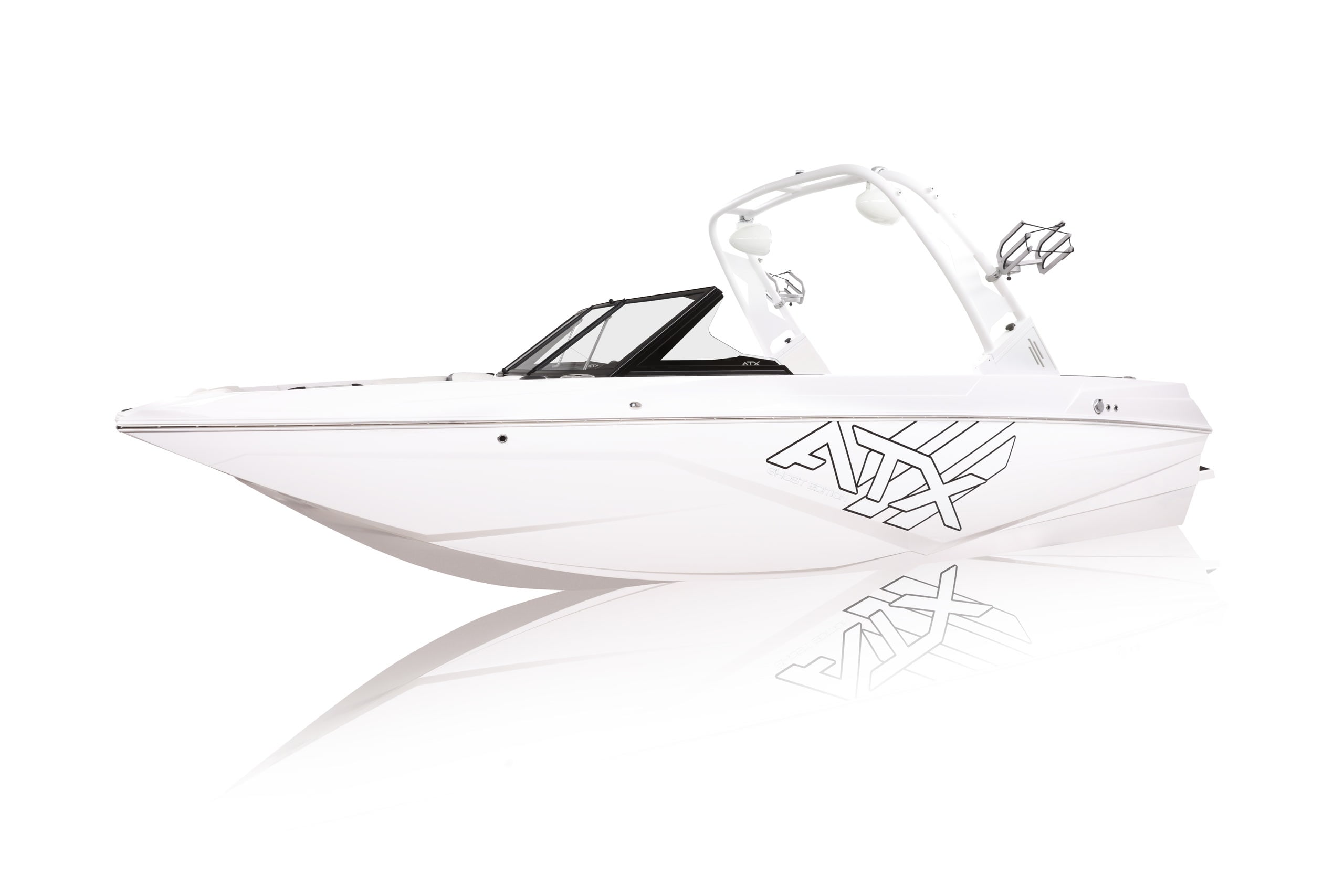 atx wake boat white background